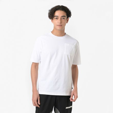 Black Out コットンライク 胸PK ショートスリーブシャツ, BLACK with Black, MT6155GVWT