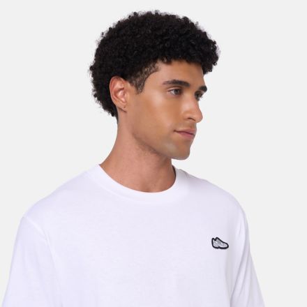 740 Shoe Patch T-Shirt, WHITE, MT6158ZYWT