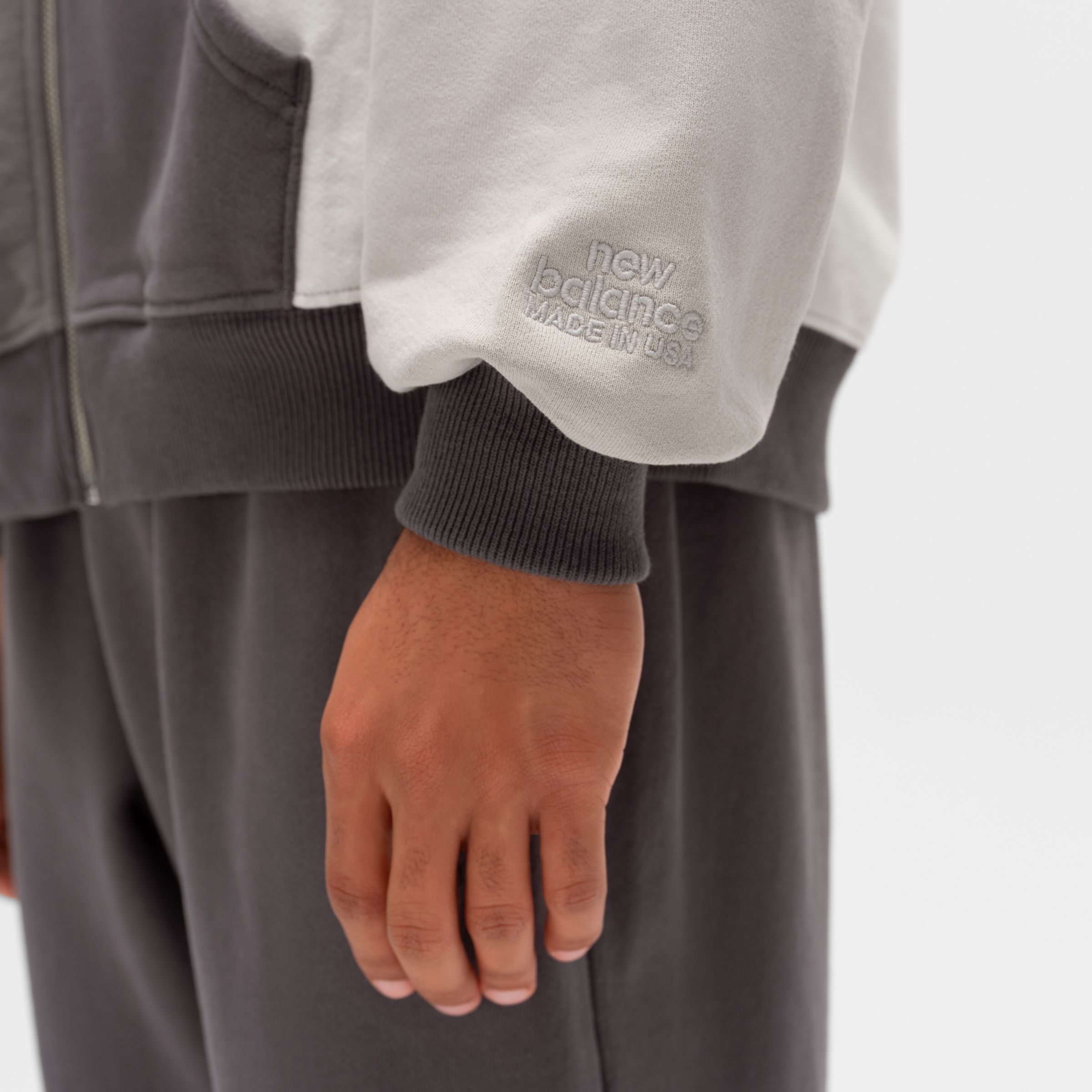 New Balance x BEAMS Made in U.S.A. Washed Hoodie