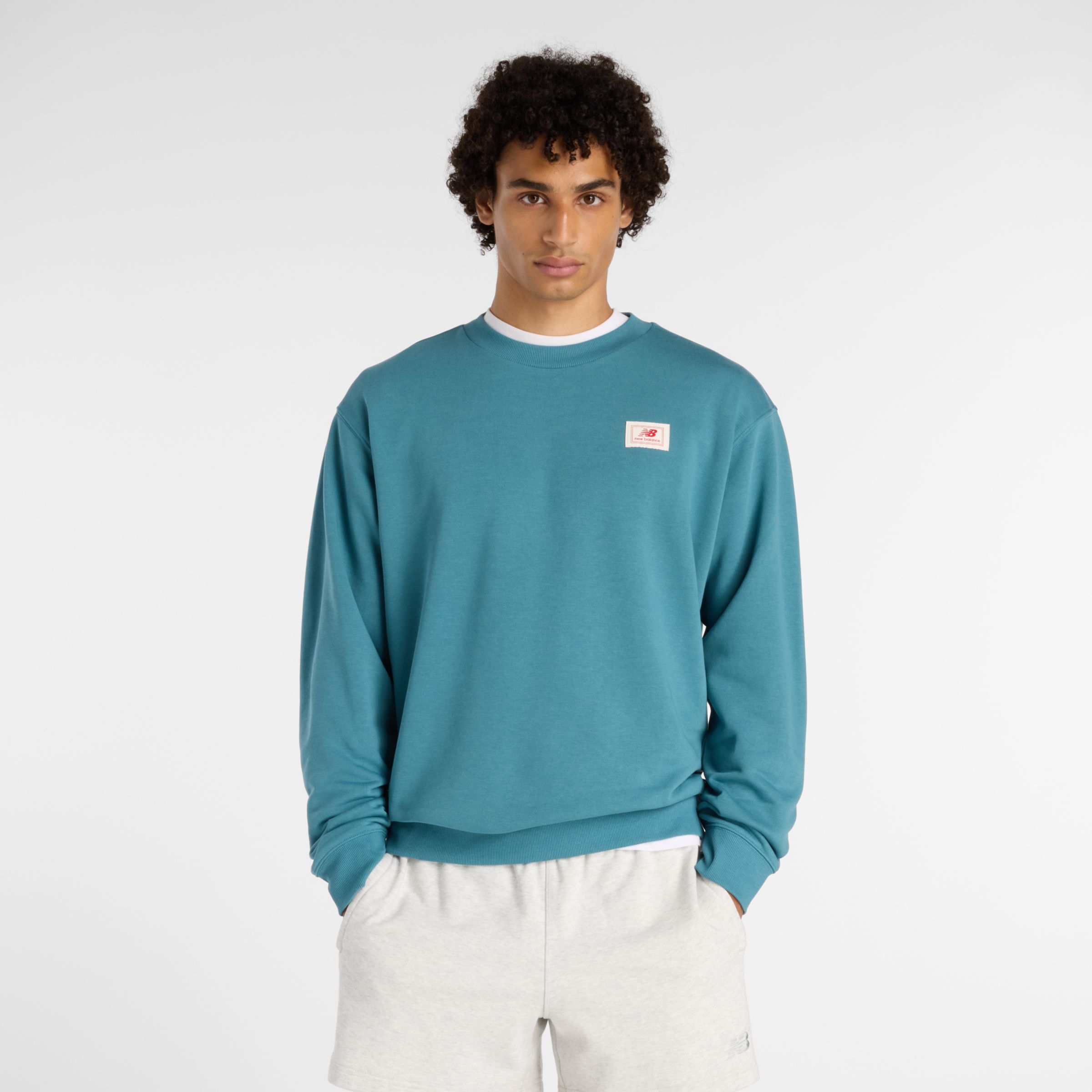 New Balance Woven Label Crew, MT6175T5AAZ
