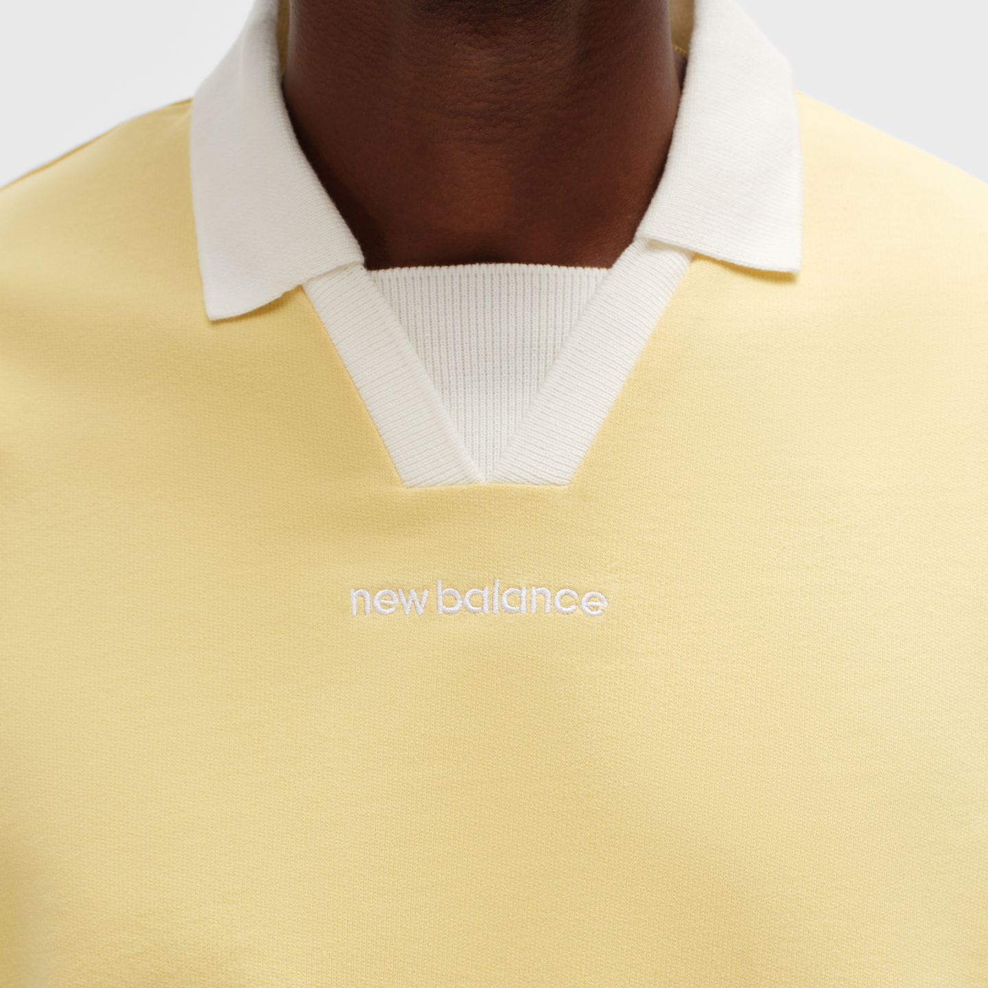 Мужской топ New Balance Made in USA Jersey Top, цвет: Hay — фото 4