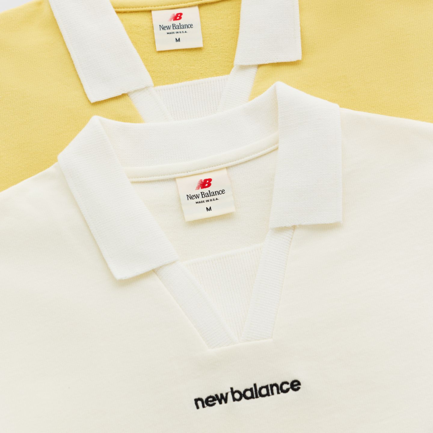 Мужской топ New Balance Made in USA Jersey Top, цвет: Hay — фото 5