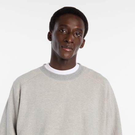 NB GREY オーバーサイズクルーネック