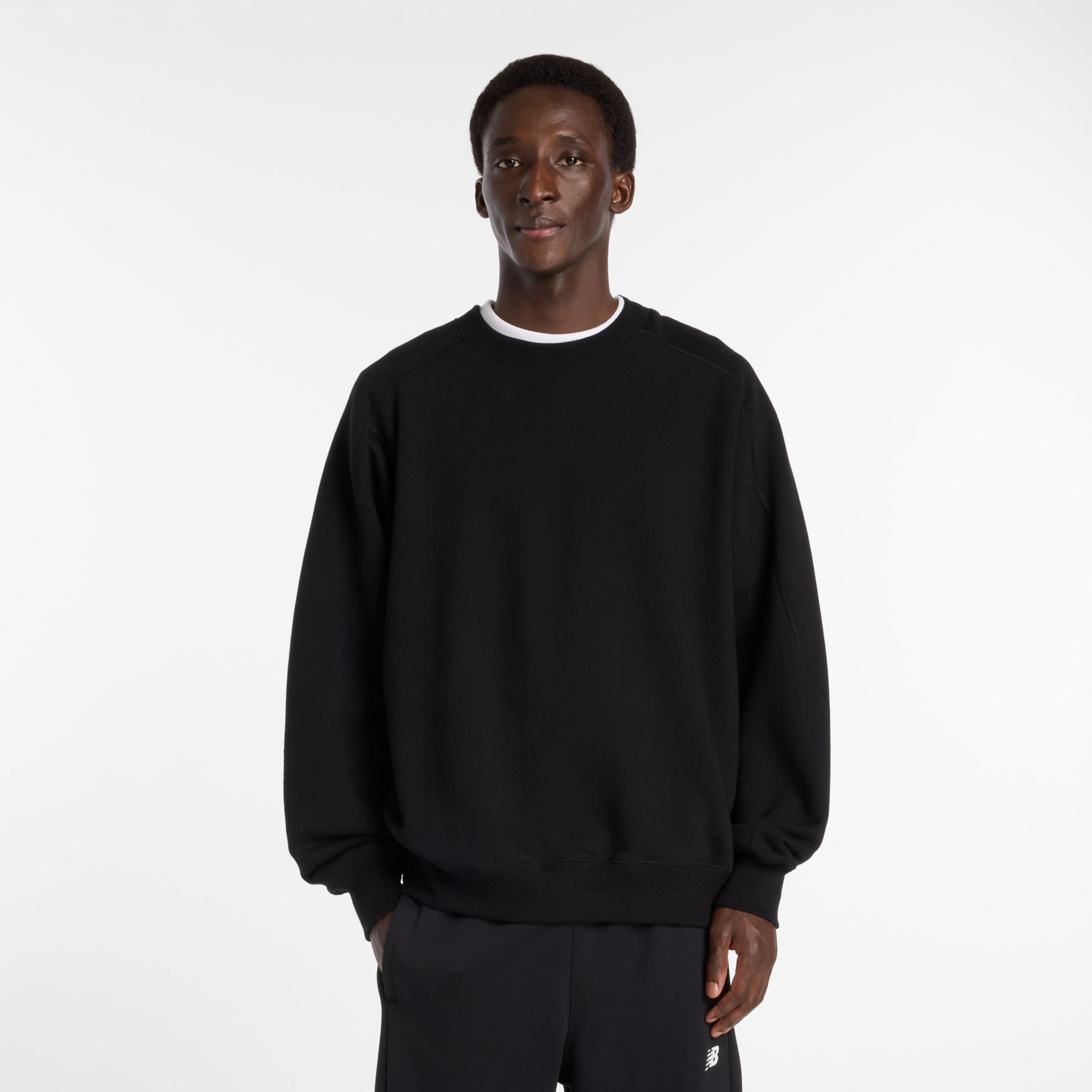 NB GREY オーバーサイズクルーネック