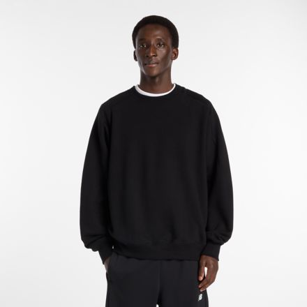 NB GREY オーバーサイズクルーネック, FADED BLACK, MT61876PBK