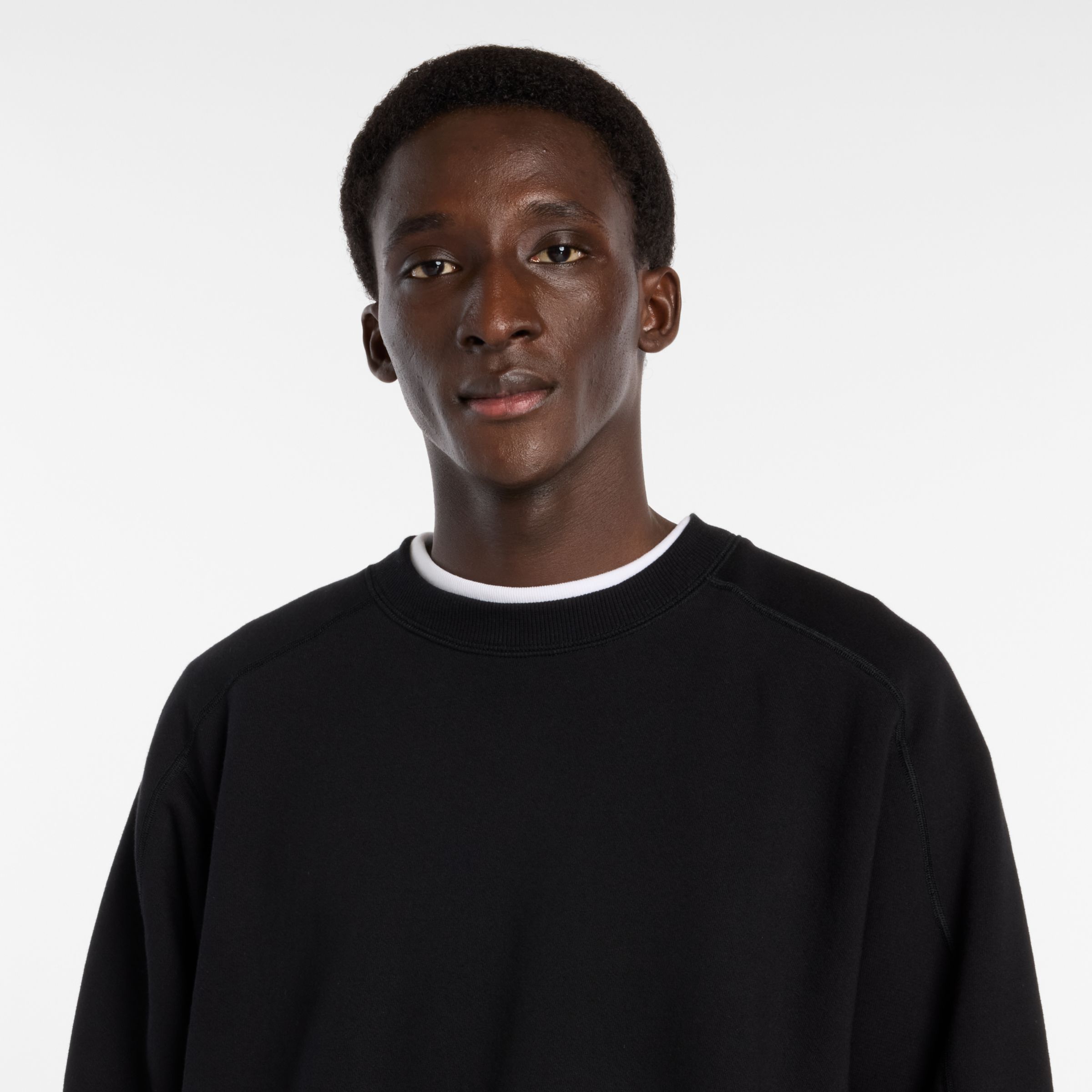 NB GREY オーバーサイズクルーネック