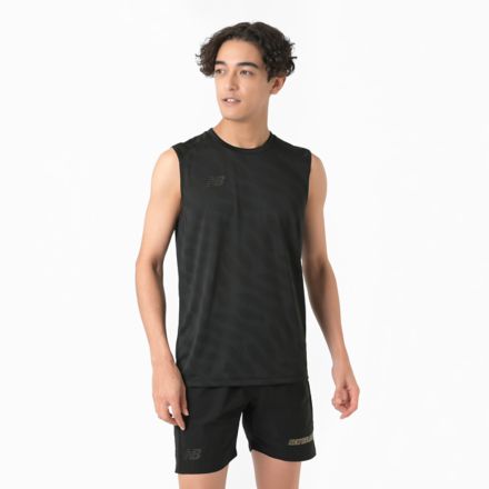 Blackout ジャガードノースリーブ, BLACK with Black, MT61887PBK