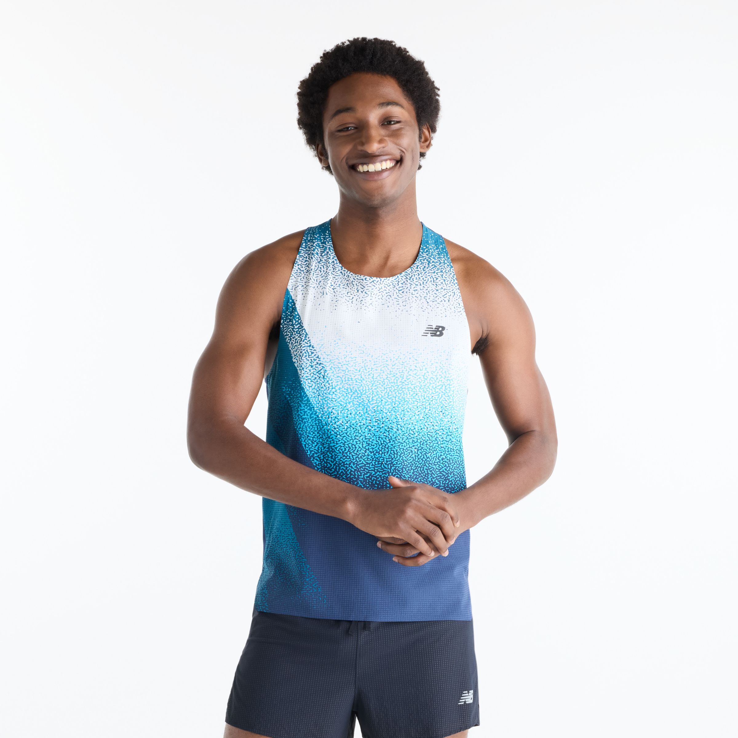 Race Day Ultra Light Printed Singlet