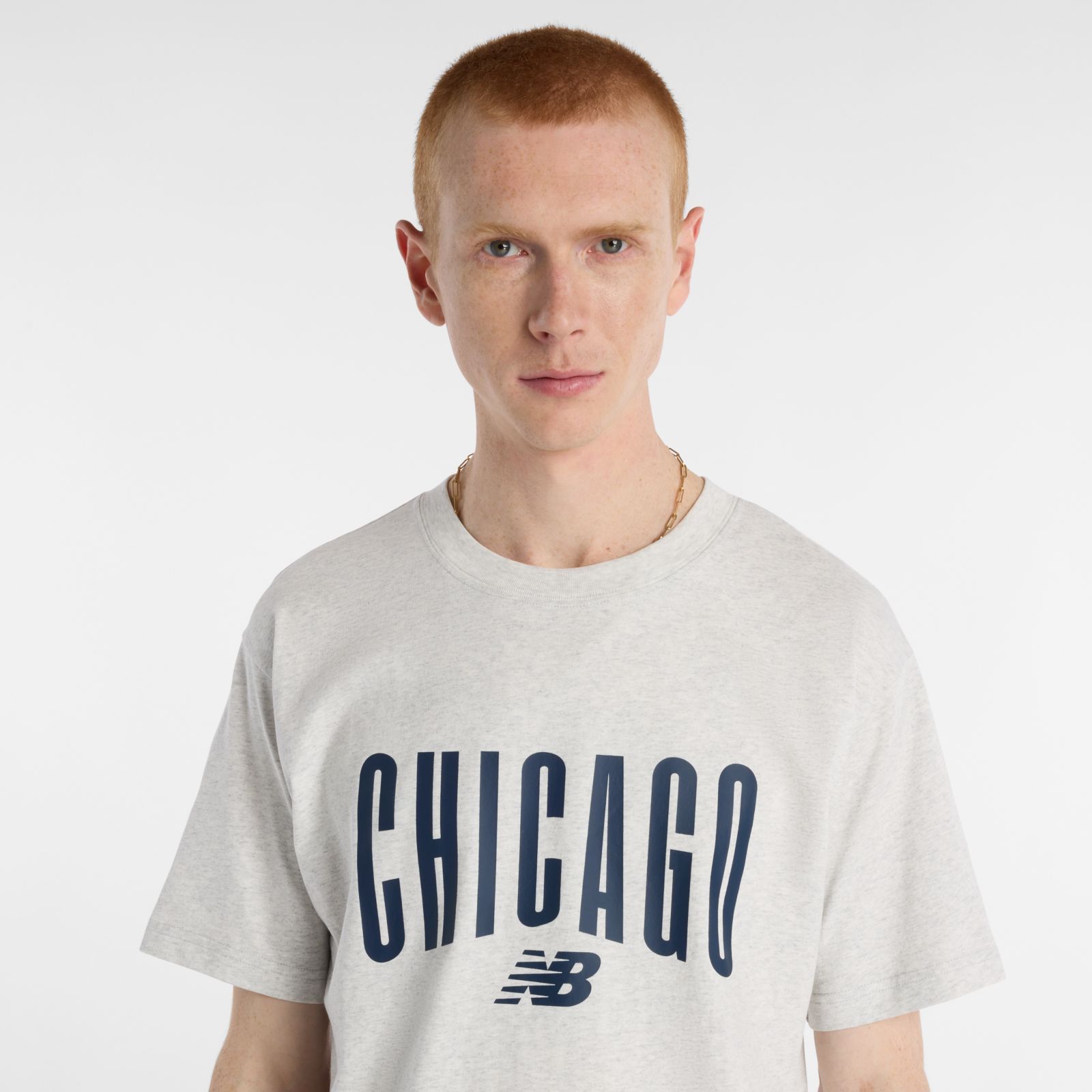 Мужские футболки New Balance Chicago City T-Shirt — фото 4