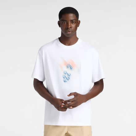 NB GREY Photo T-shirt Grey, WHITE with White, MT6198HIWT