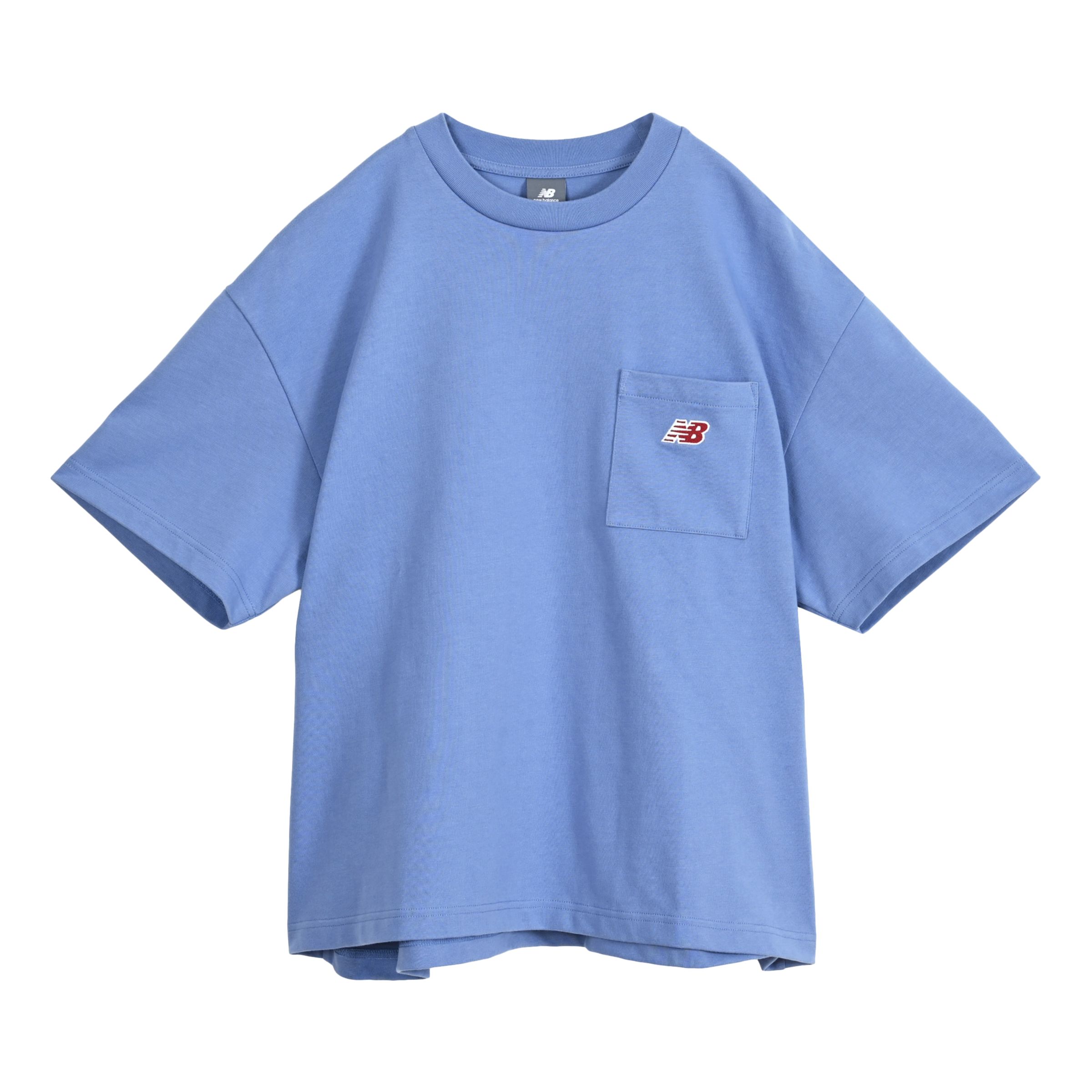 エンブロイダリードNBポケットショートスリーブTシャツ