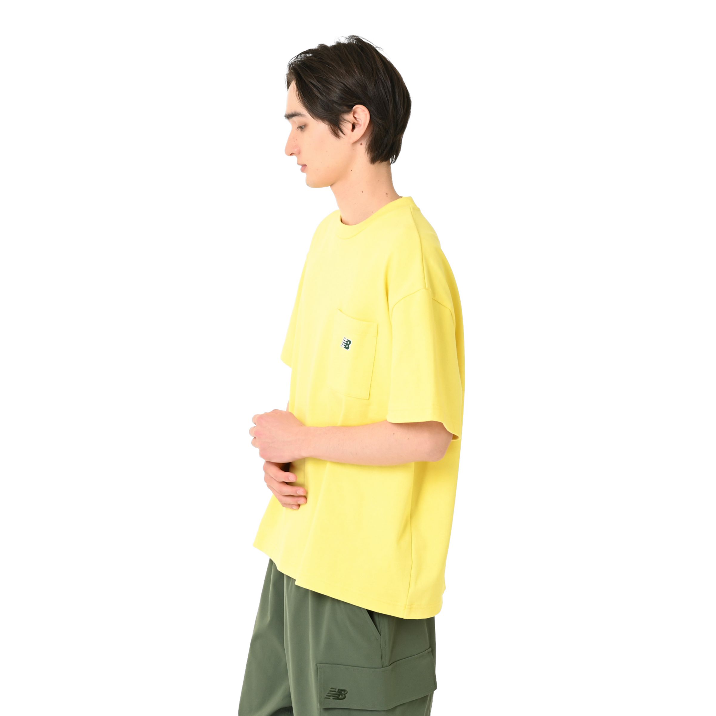 エンブロイダリードNBポケットショートスリーブTシャツ