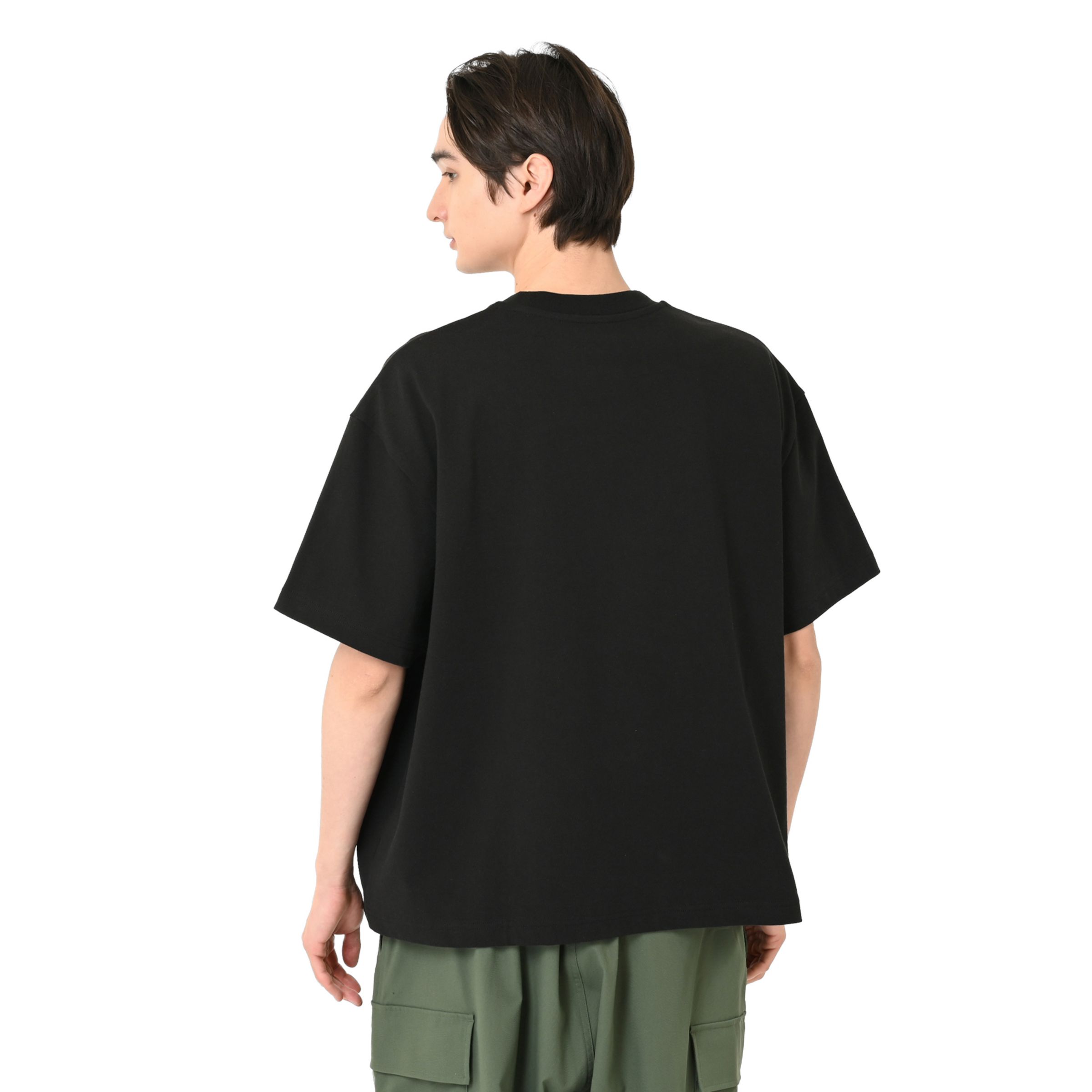 エンブロイダリードNBポケットショートスリーブTシャツ
