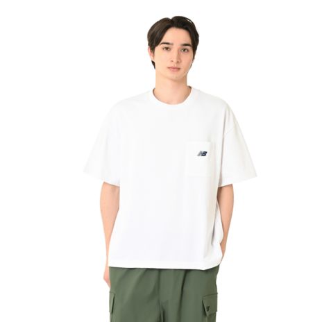 エンブロイダリードNBポケットショートスリーブTシャツ