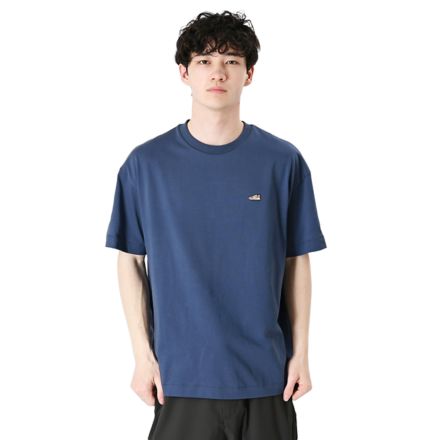 シューパッチショートスリーブTシャツ, VINTAGE INDIGO with Blue, MT61A0C7VTI