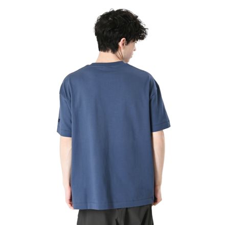 シューパッチショートスリーブTシャツ, VINTAGE INDIGO with Blue, MT61A0C7VTI