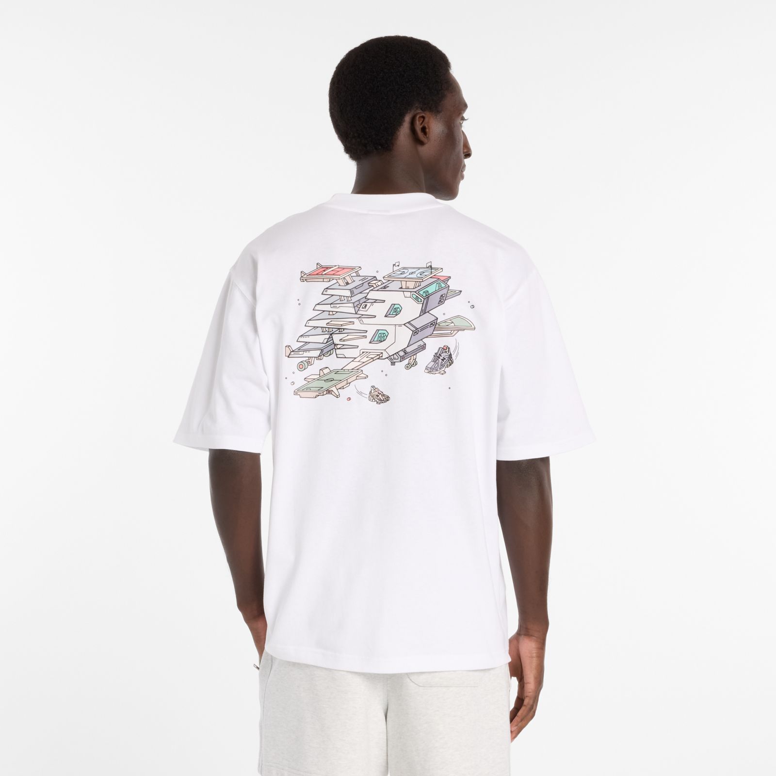 Мужские футболки New Balance Ghica Sport Station Oversized T-Shirt — фото 3