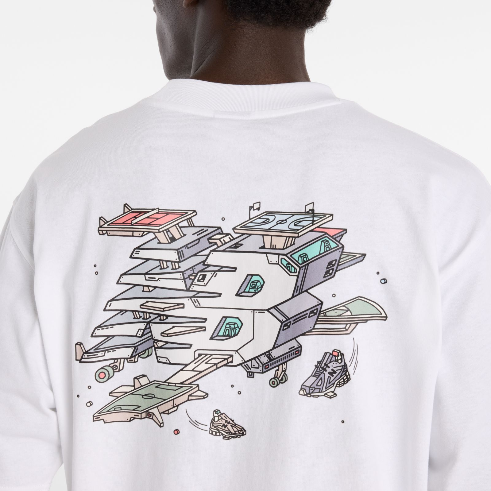 Мужские футболки New Balance Ghica Sport Station Oversized T-Shirt — фото 4