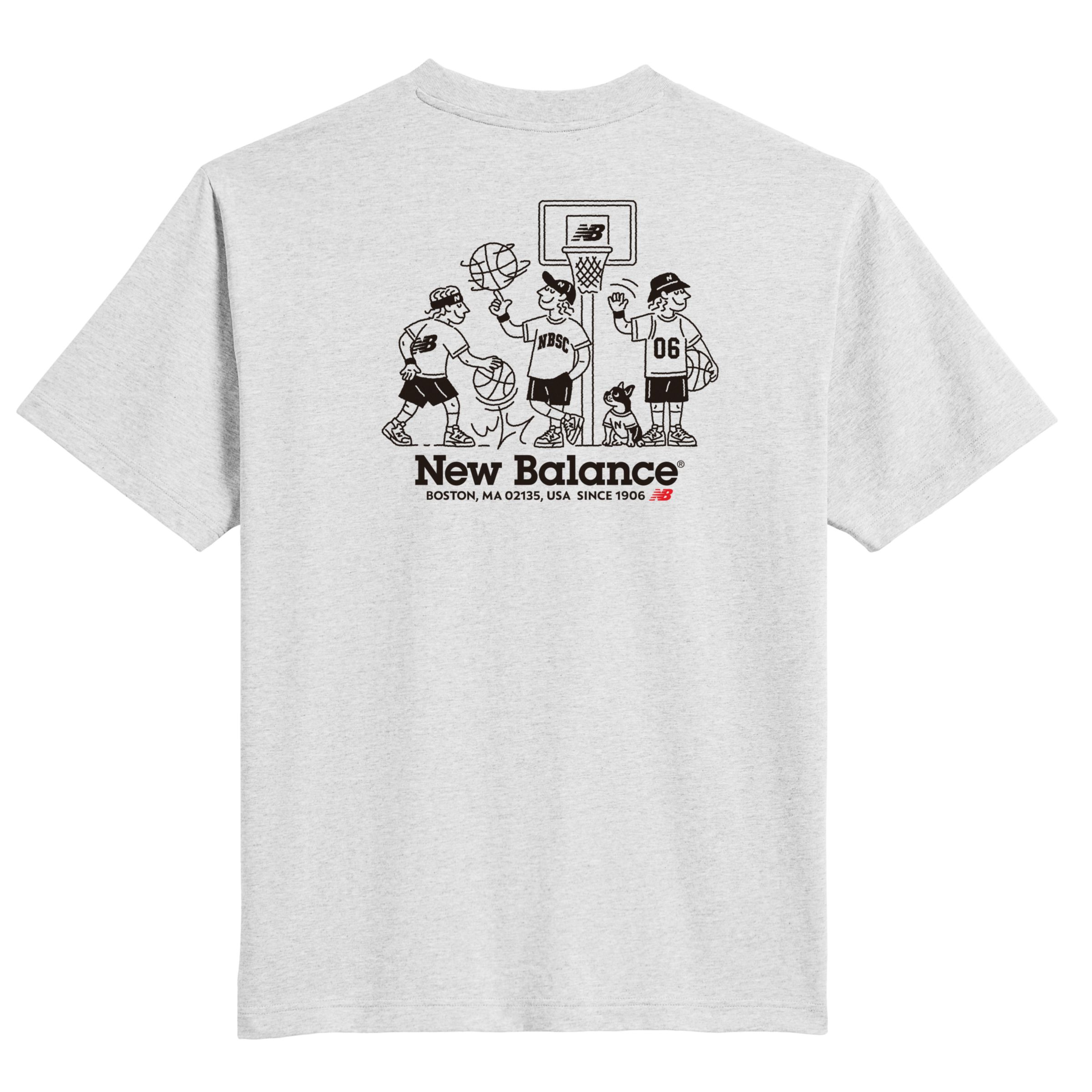 【NB Boy】Basketball Team 圖案 T 恤