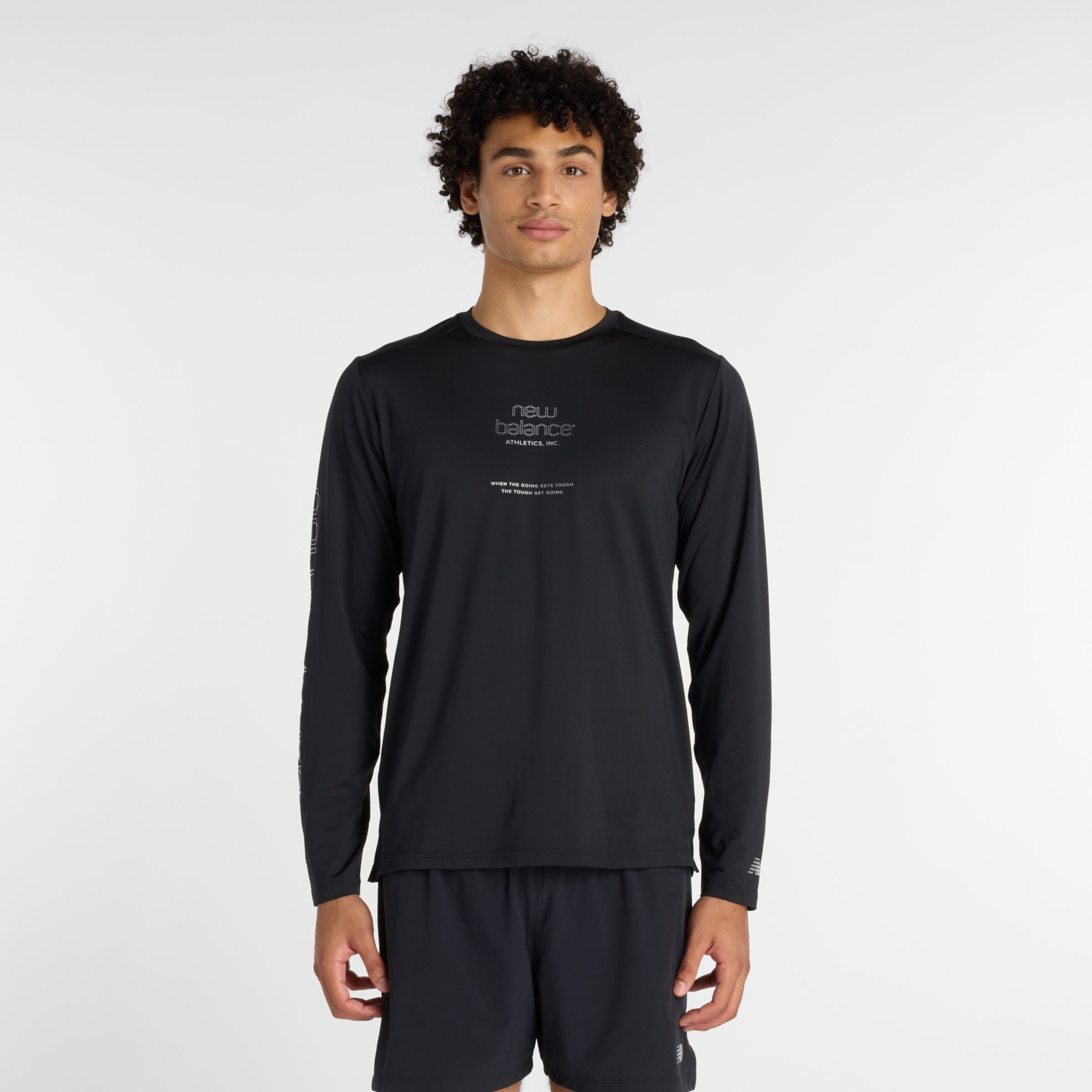Reflective Poly Long Sleeve T-Shirt