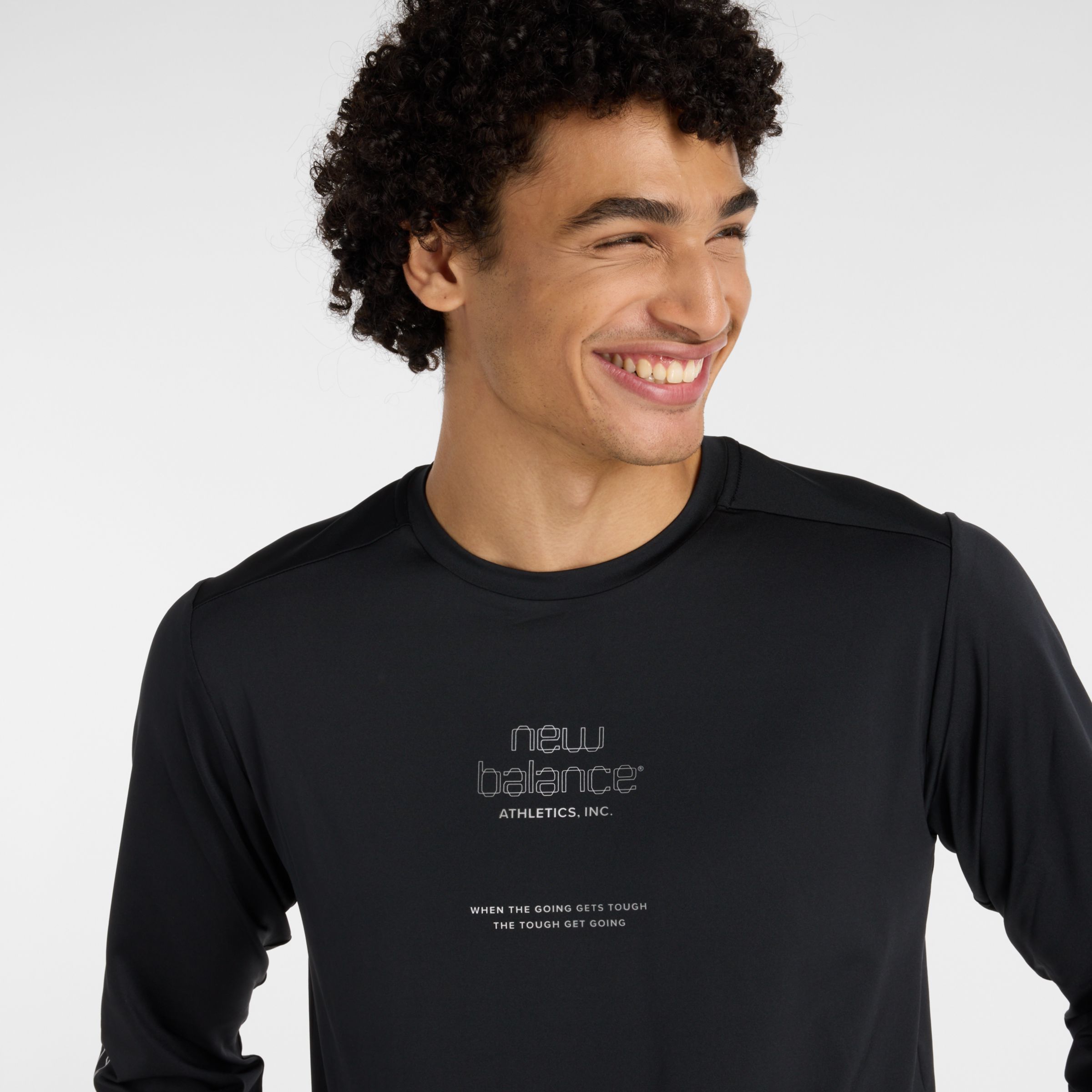 Reflective Poly Long Sleeve T-Shirt