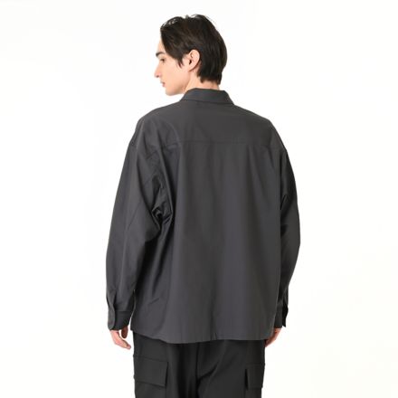ブリーザブルニットロングスリーブ, BLACKTOP with Grey, MT61B84AACK