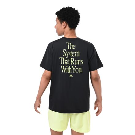 Sound Text ショートスリーブTシャツ, WHITE with White, MT61C263BK
