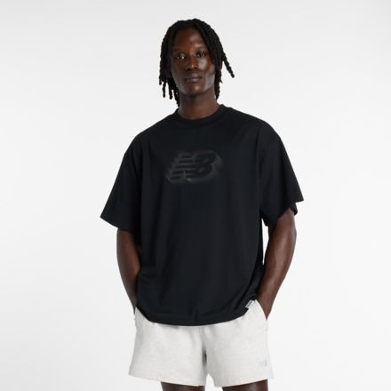 NBロゴTシャツ, TEAM NAVY with Blue, MT61C625BK