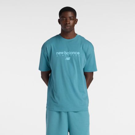 Trackside T-Shirt, BIG TEAL with TAFFY BLUE, MT61D0U5AAZ