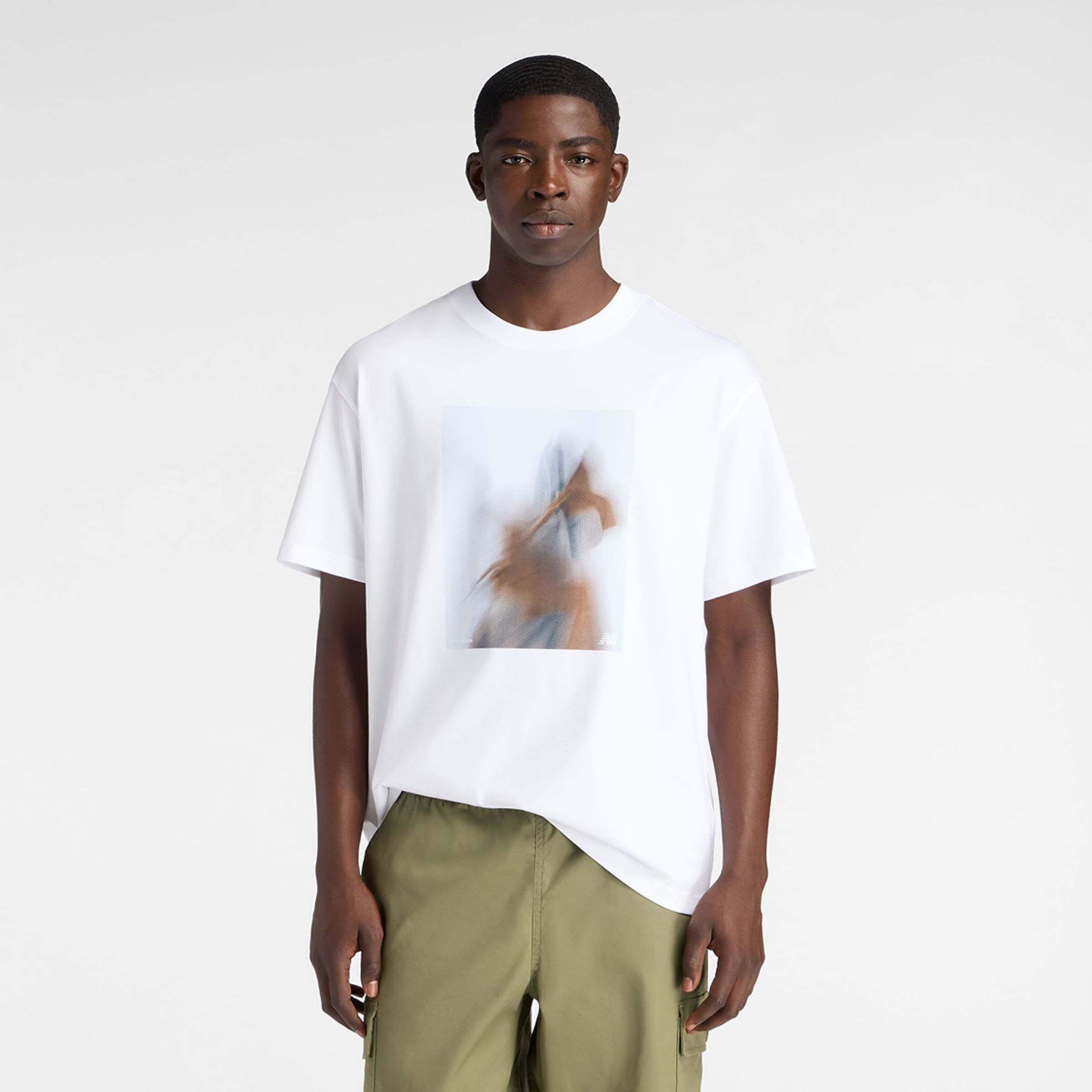 NB Grey Photo T-shirt Brown