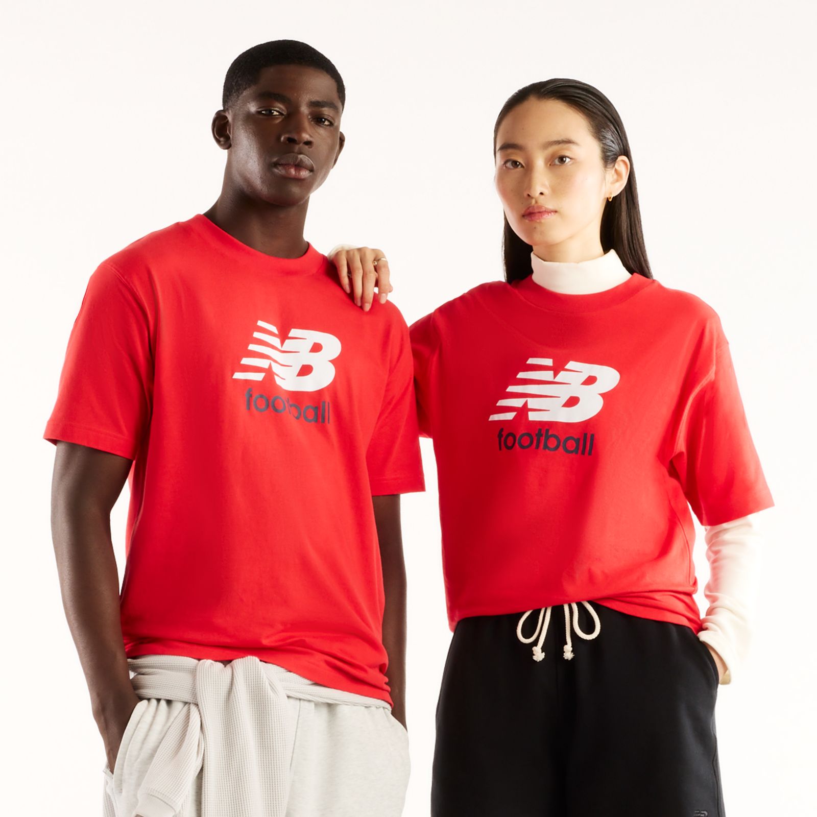 Мужские футболки New Balance Football T-Shirt — фото 2