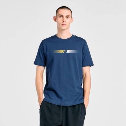 Gradient NB T-Shirt, NB NAVY, MT61E5YZNNY