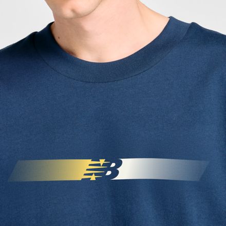 Gradient NB T-Shirt, NB NAVY, MT61E5YZNNY