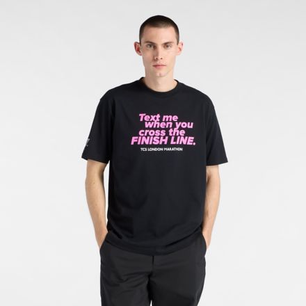 London Edition Finisher Graphic T-Shirt, BLACK, MT61E79FBK
