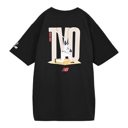 大谷翔平シグネチャー Made in USA ショートスリーブTシャツ #1, BLACK, MT61E7L4BK
