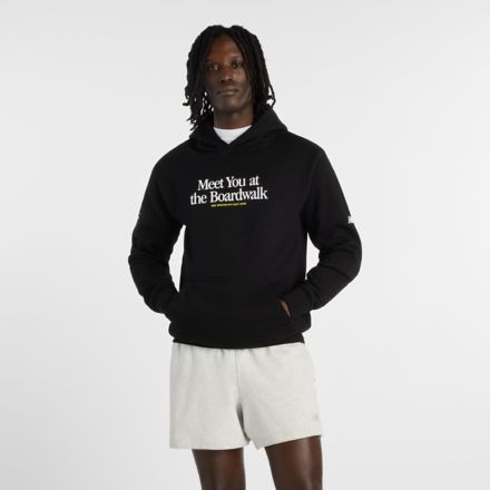 RBC Brooklyn Half Slogan Hoodie, BLACK, MT61F3JEBK