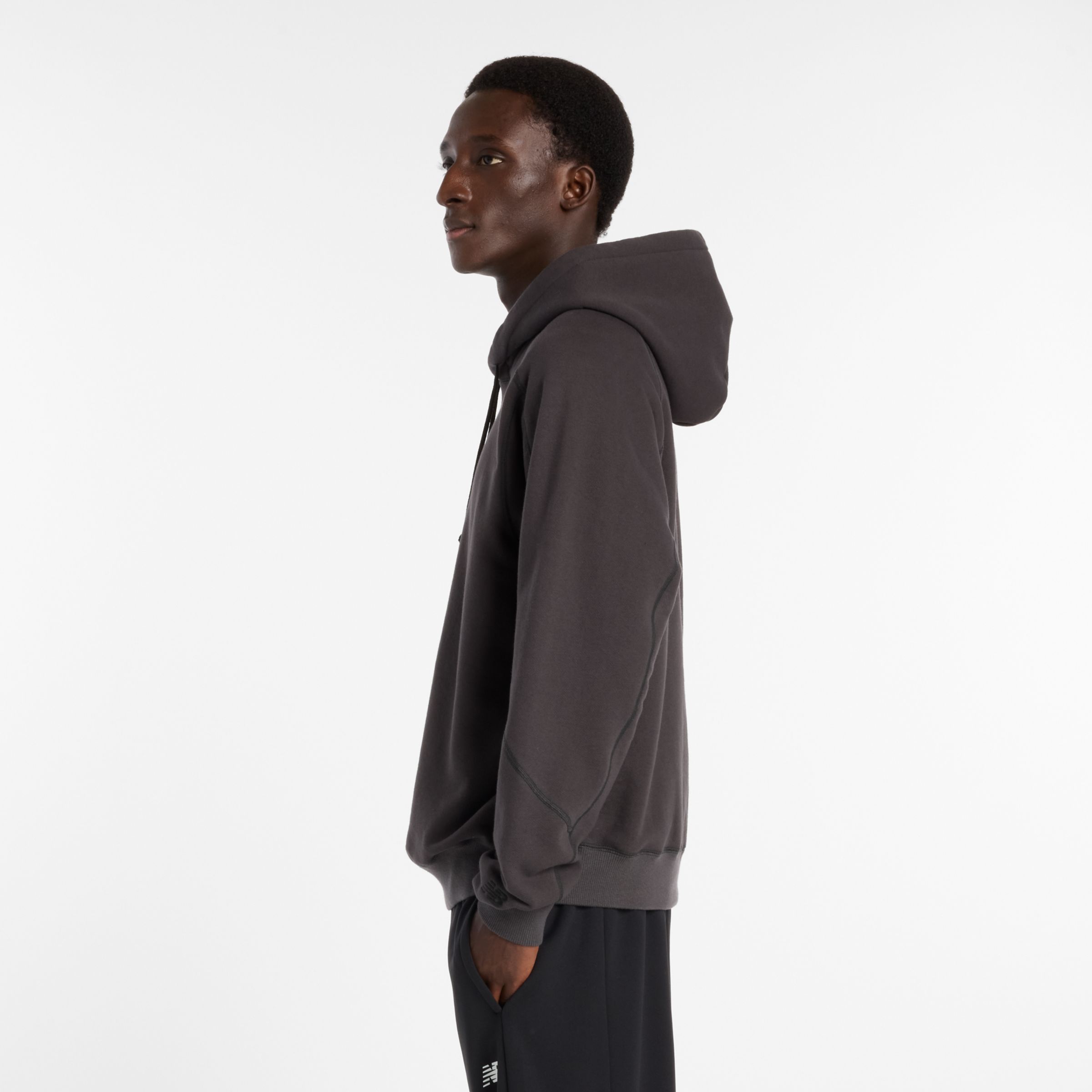 NB GREY レギュラーフィットフーディ