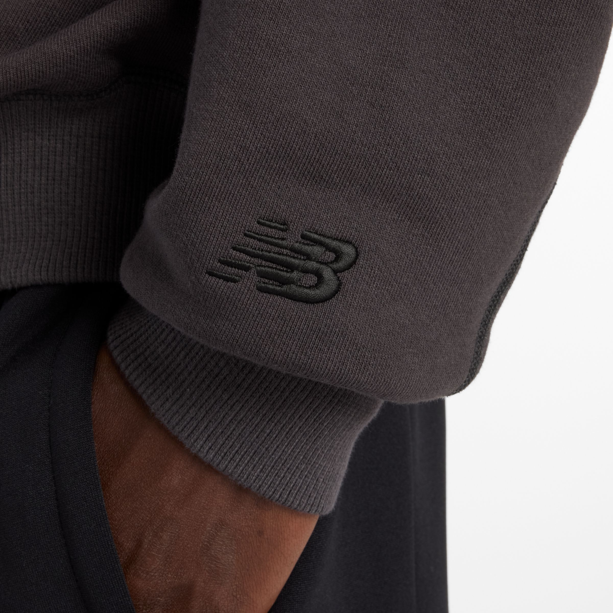 NB GREY レギュラーフィットフーディ