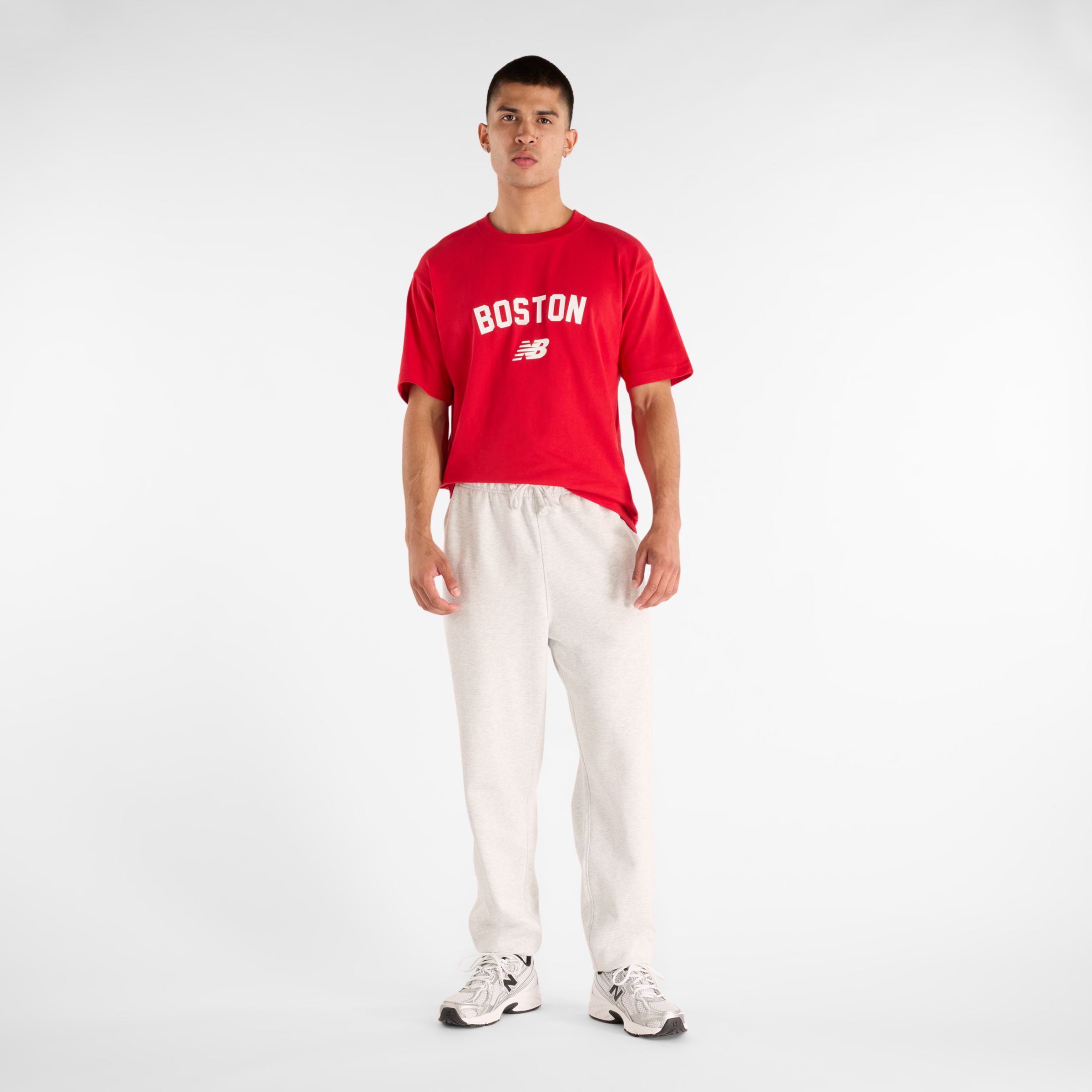 New Balance Boston City Logo T-Shirt, MT61F604TRE