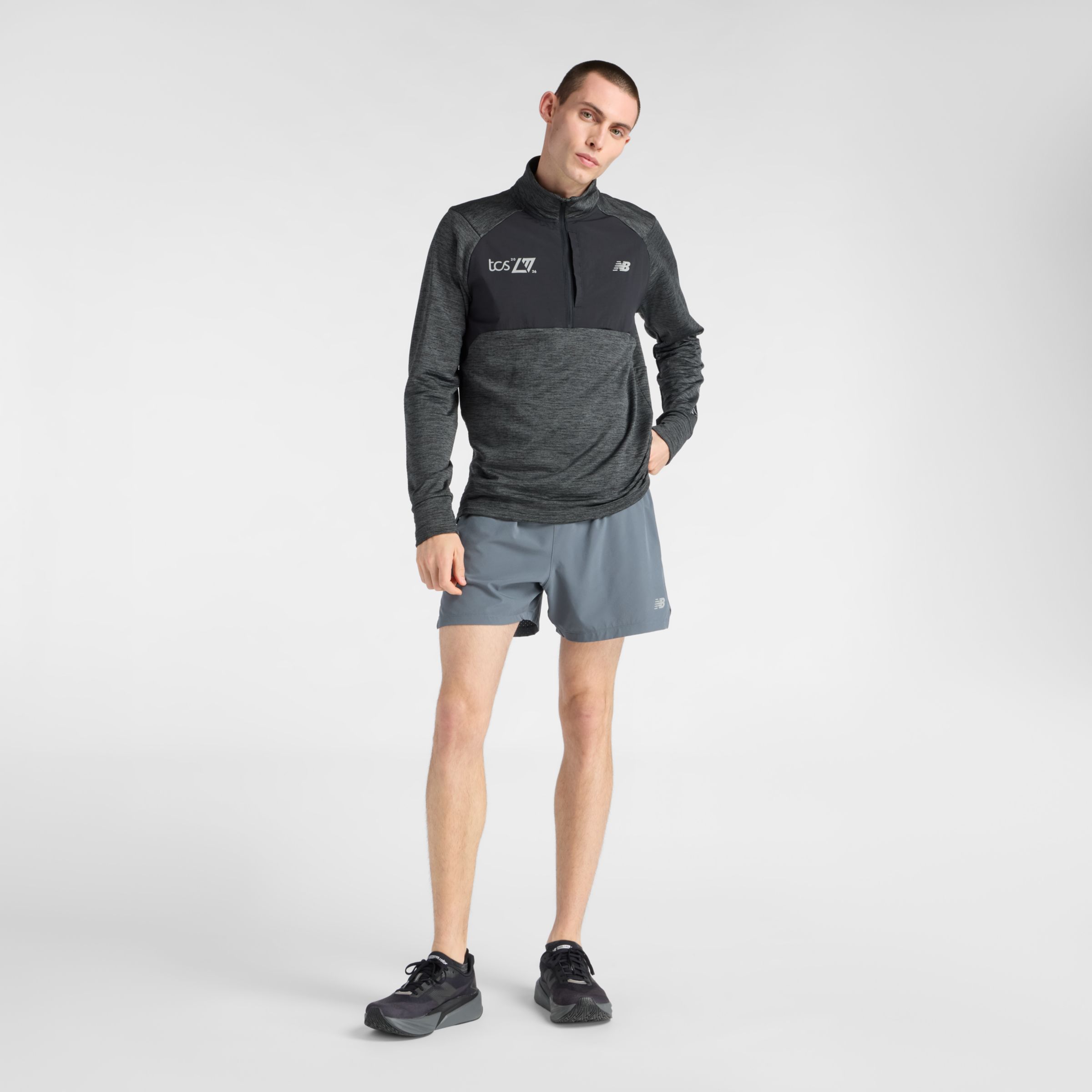 London Edition Athletics Heat Grid Half Zip LDN