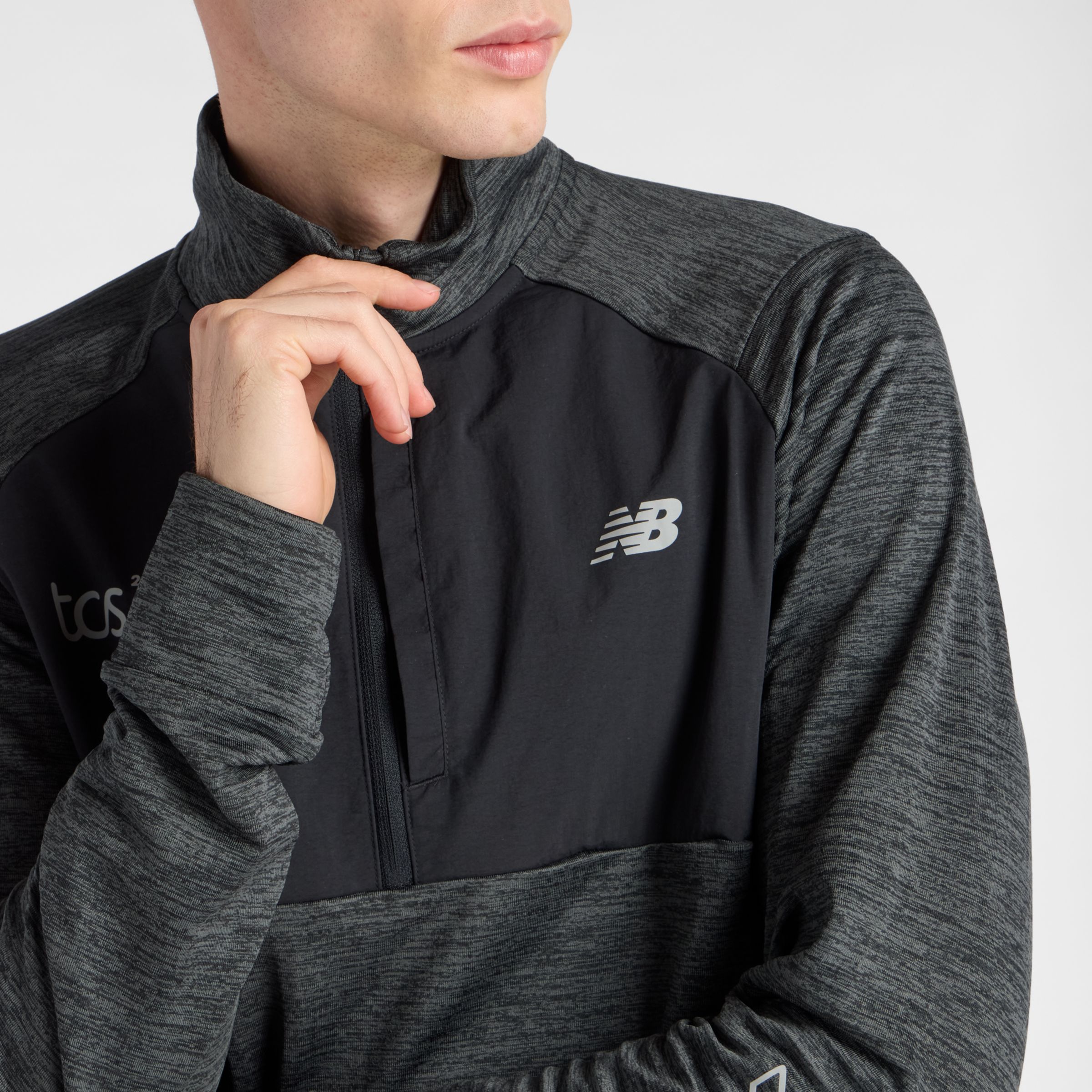 London Edition Athletics Heat Grid Half Zip LDN