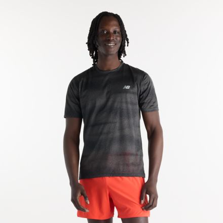 RC Essential Printed T-Shirt, BLACK with Athletic Grey, MT61G4S7BK