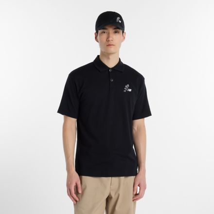 大谷翔平オールウェイズオンロゴ半袖ポロ, CAVIAR, MT61G6SZBK