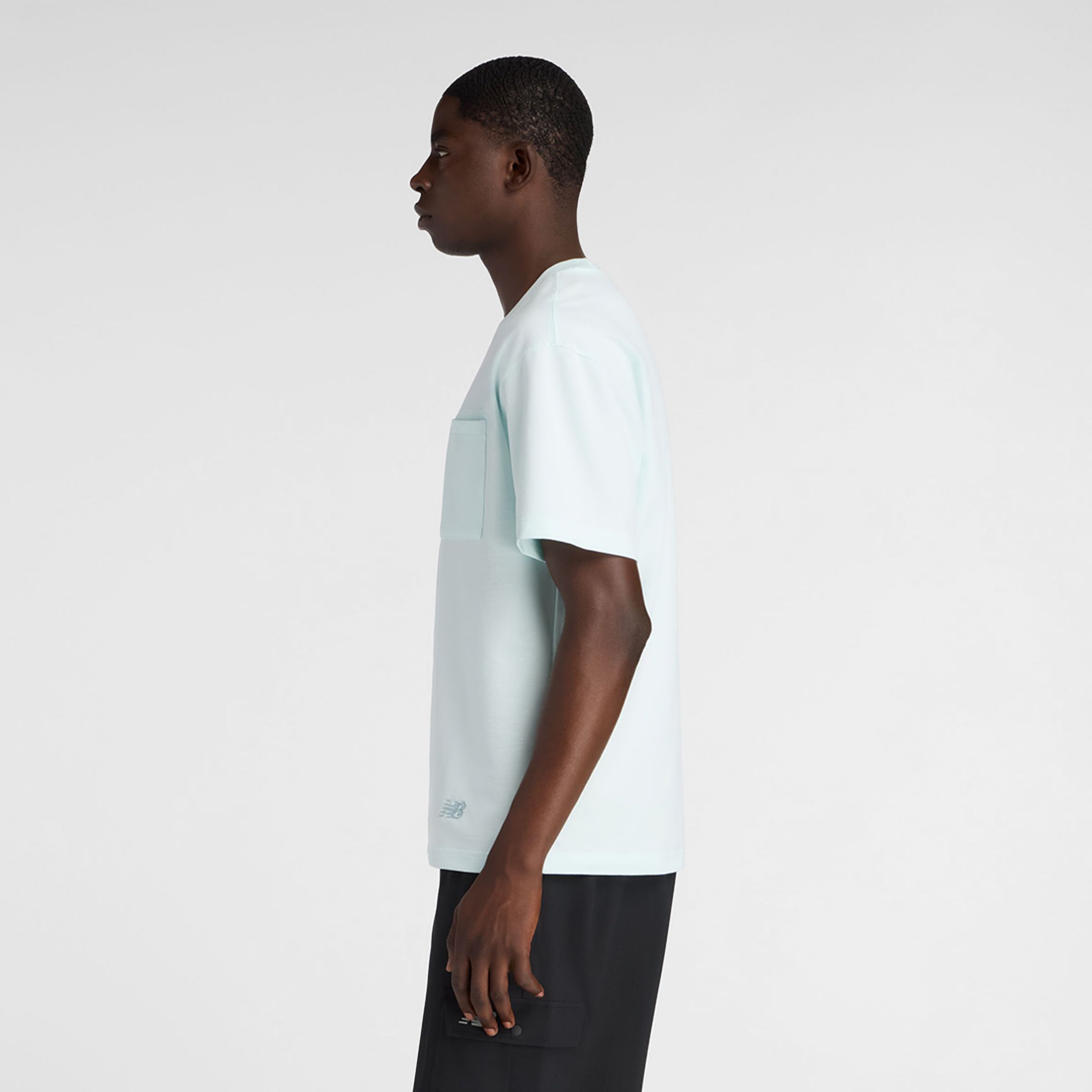 NB GREY ポケットTシャツ