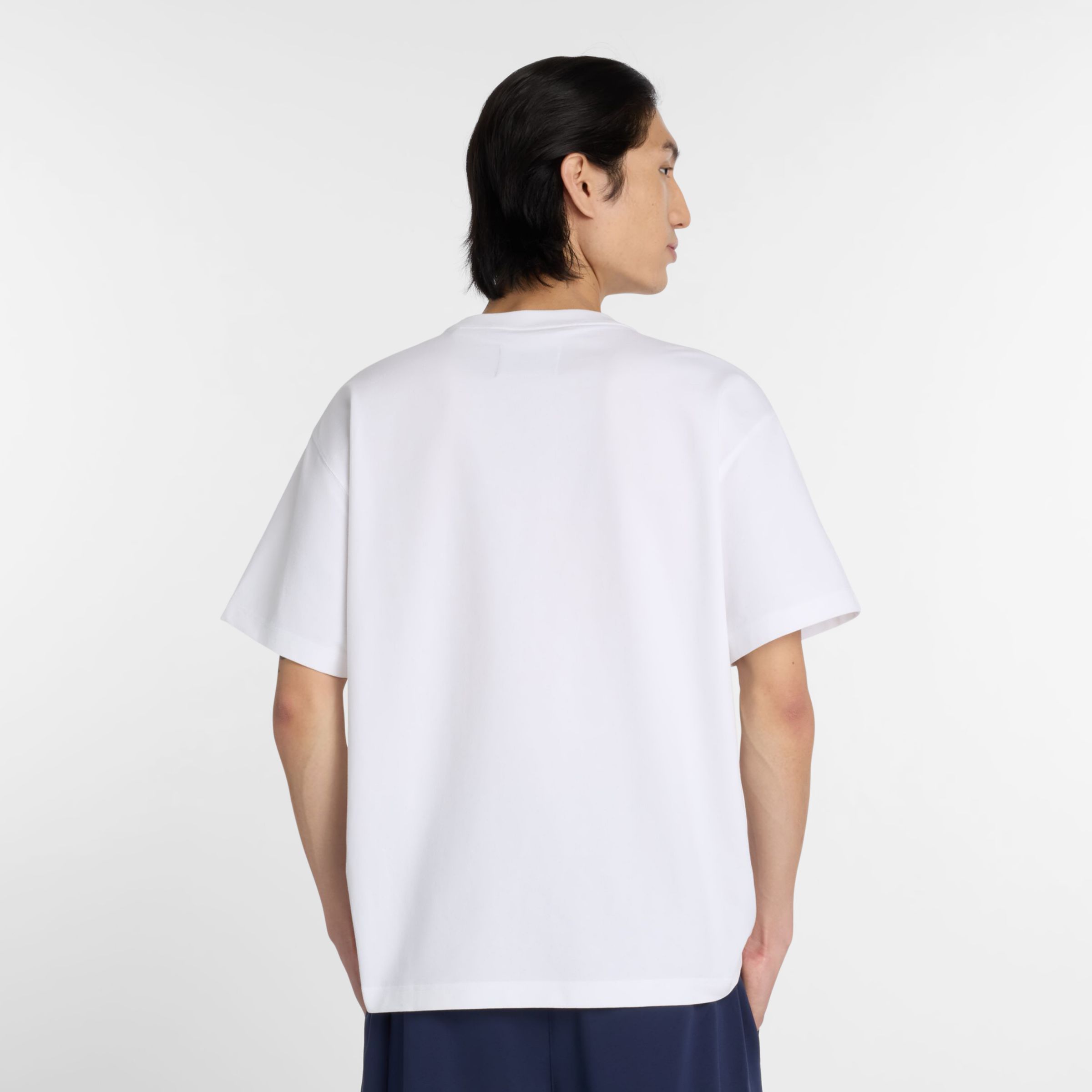 NB GREY ポケットTシャツ