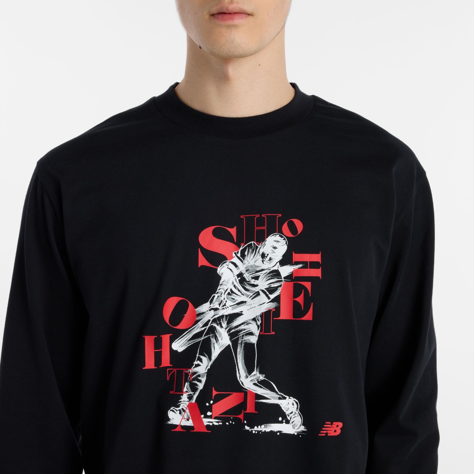 Мужские топы New Balance Shohei Blast Long Sleeve Top — фото 4