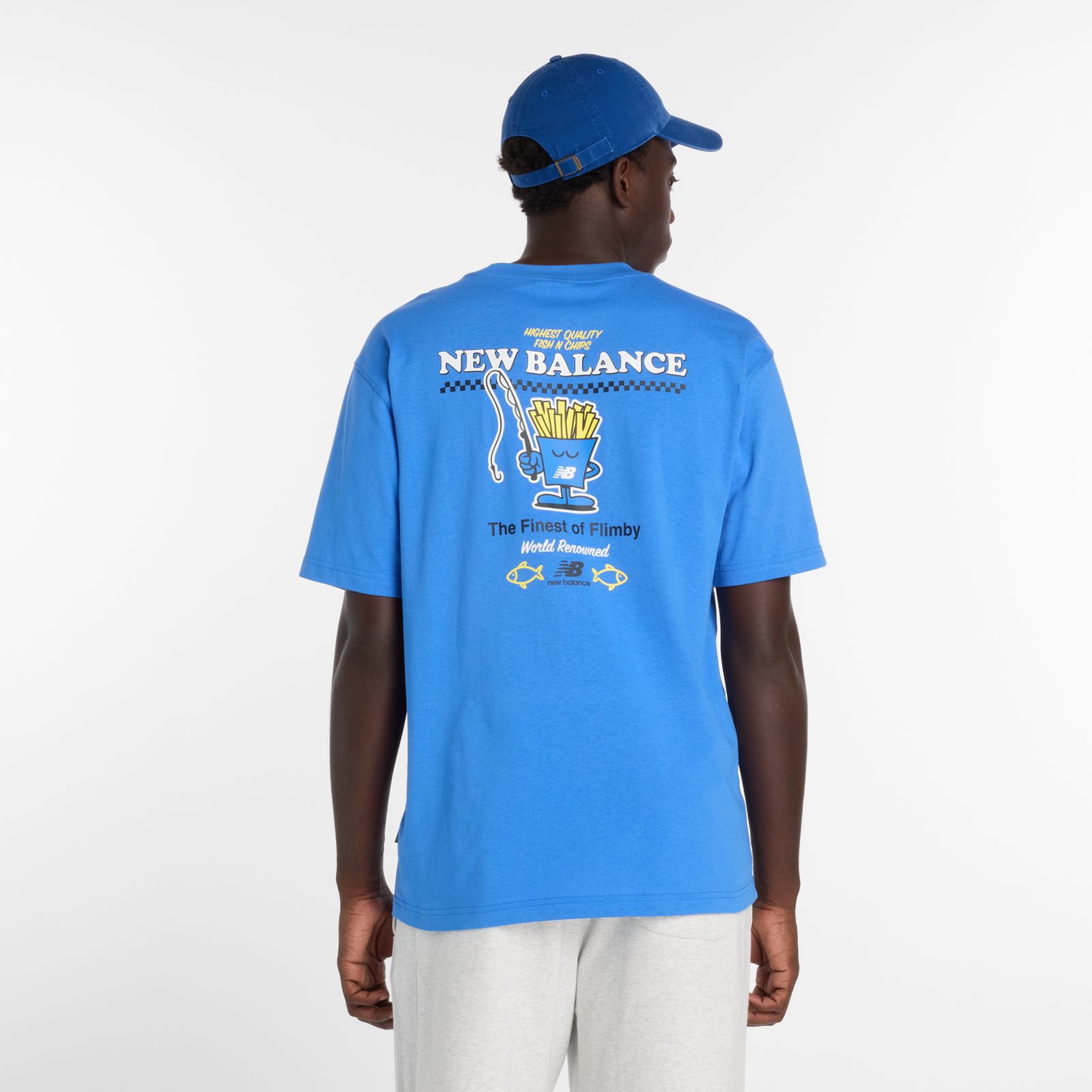 Мужские футболки New Balance Fish and Chips T-Shirt — фото 2