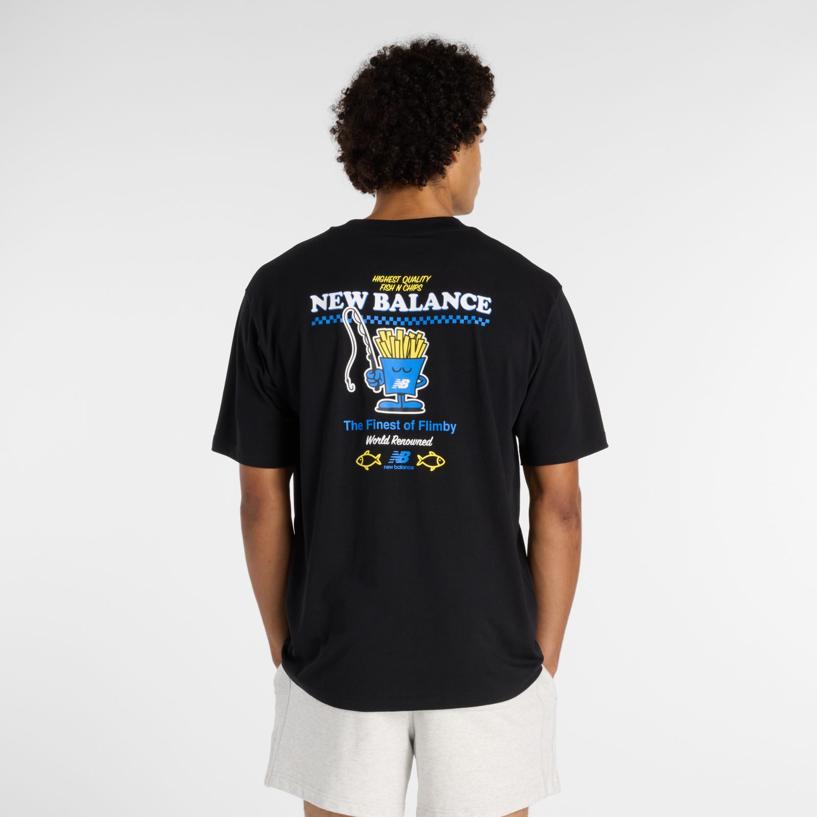 Мужские футболки New Balance Fish and Chips T-Shirt — фото 2