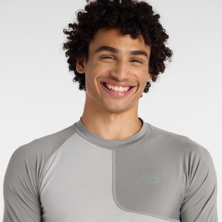 アシンメトリー半袖（左投げ用）, SLATE GRAY with RAINCLOUD, MT61I7J2YST