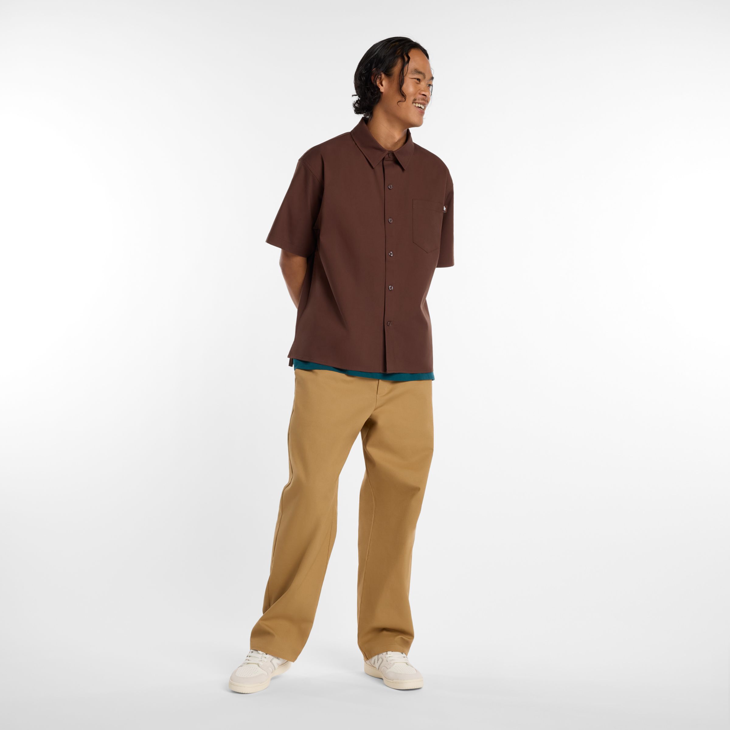 Numeric Button Up Shirt